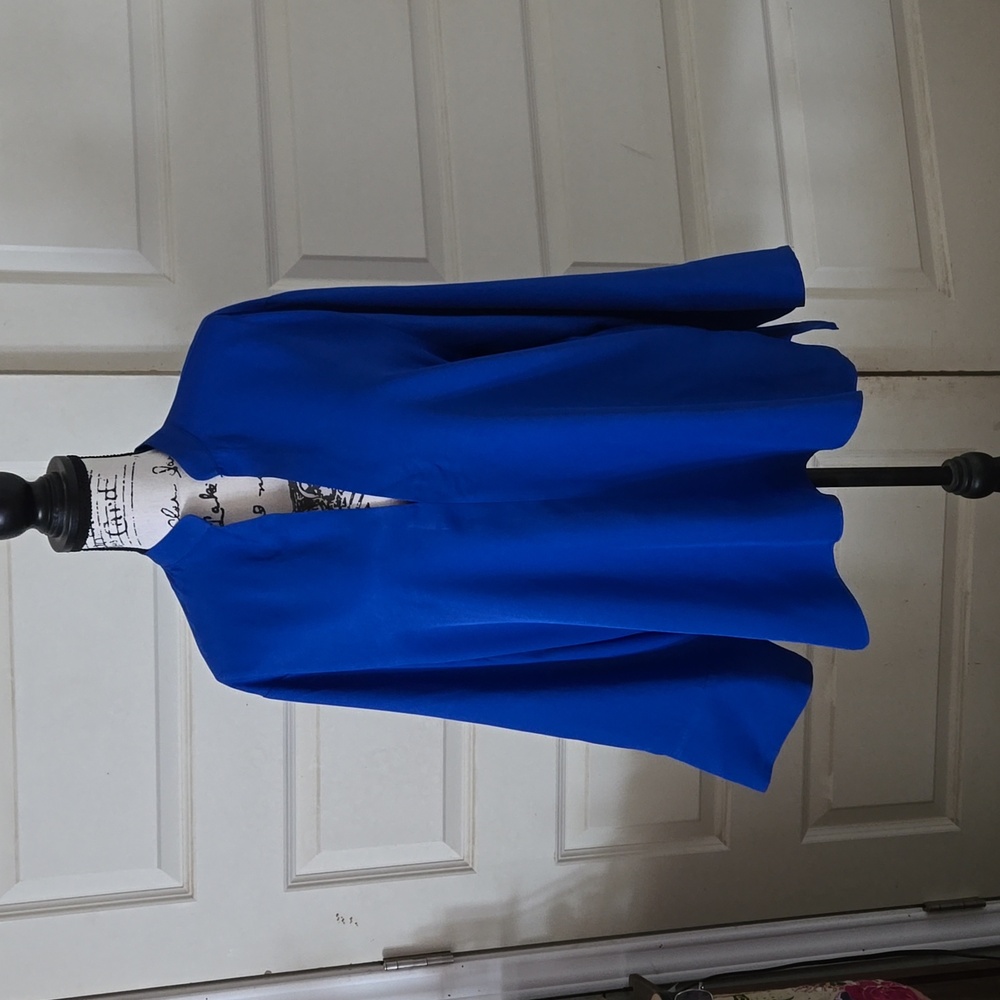 ZARA LONG SLEEVE PULLOVER BLUE